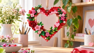 LEGO Heart Ornament 40638 Buying Guide - Cheap4stuff.com LEGO Heart Ornament 40638 creative build buying guide image
